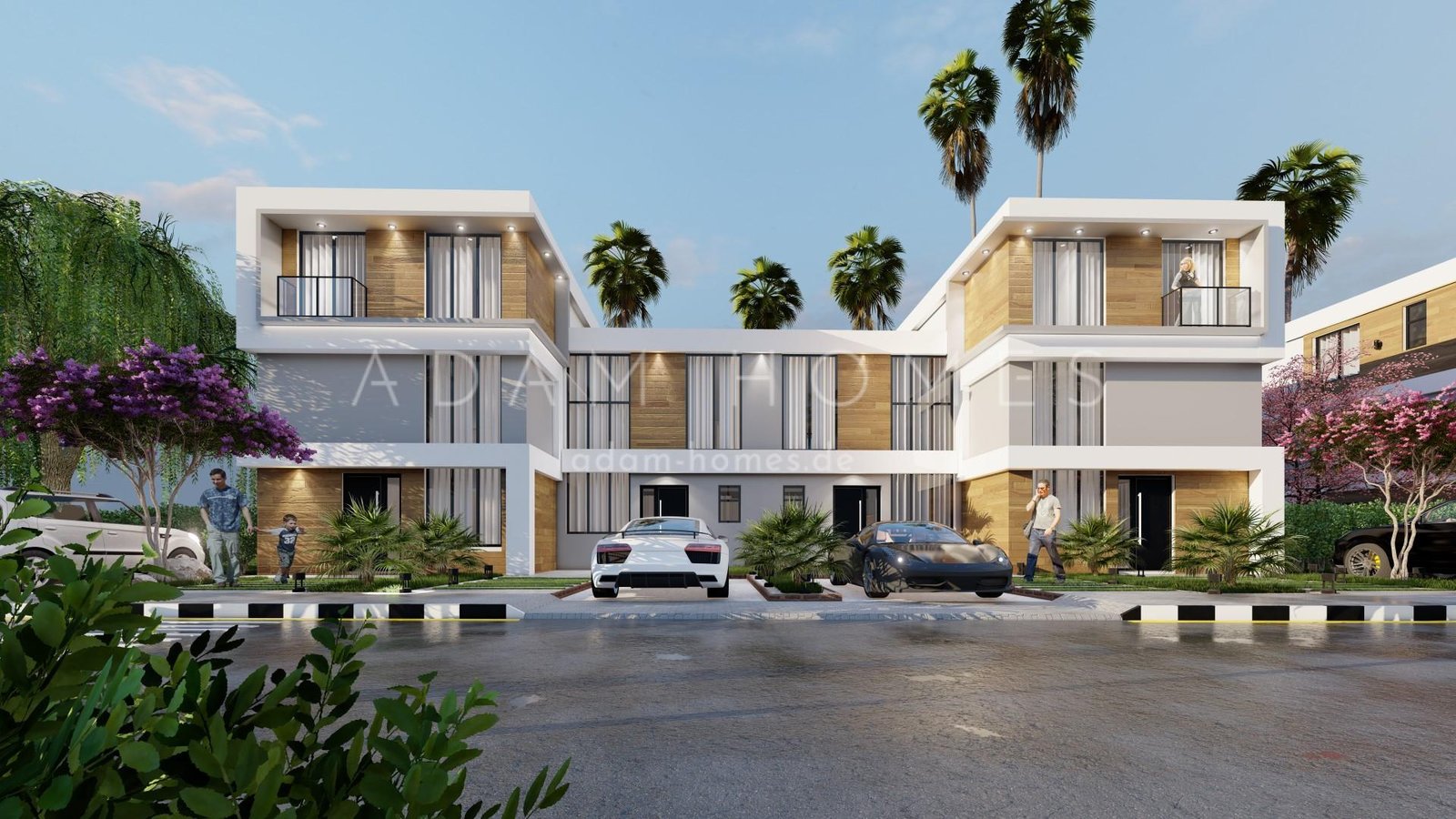 Townhouse 3+1 in a complex with developed infrastructure next to the sea