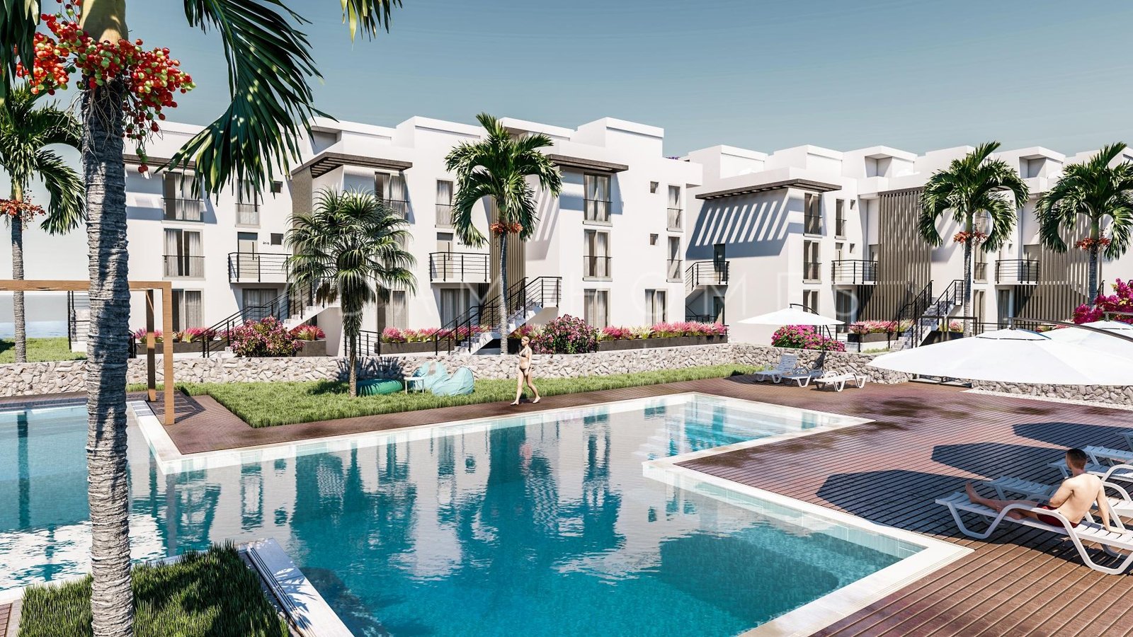 Luxury 3 bedroom apartments just a step away from the sea