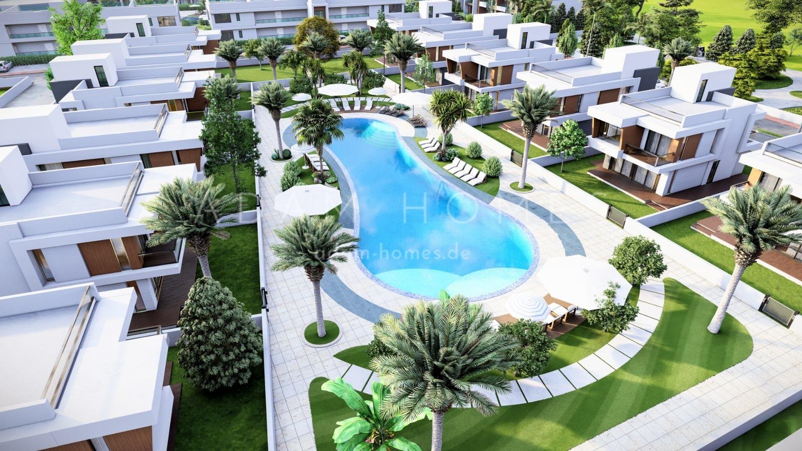 Villa 3+1 apartments in a developing region