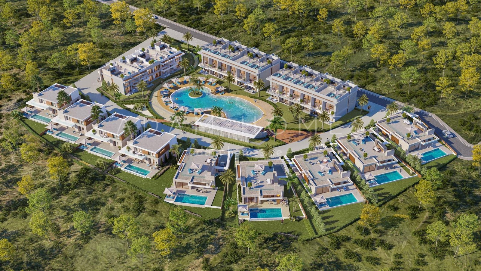 Adjoining villas 4+1 located on the east coast of Kyrenia