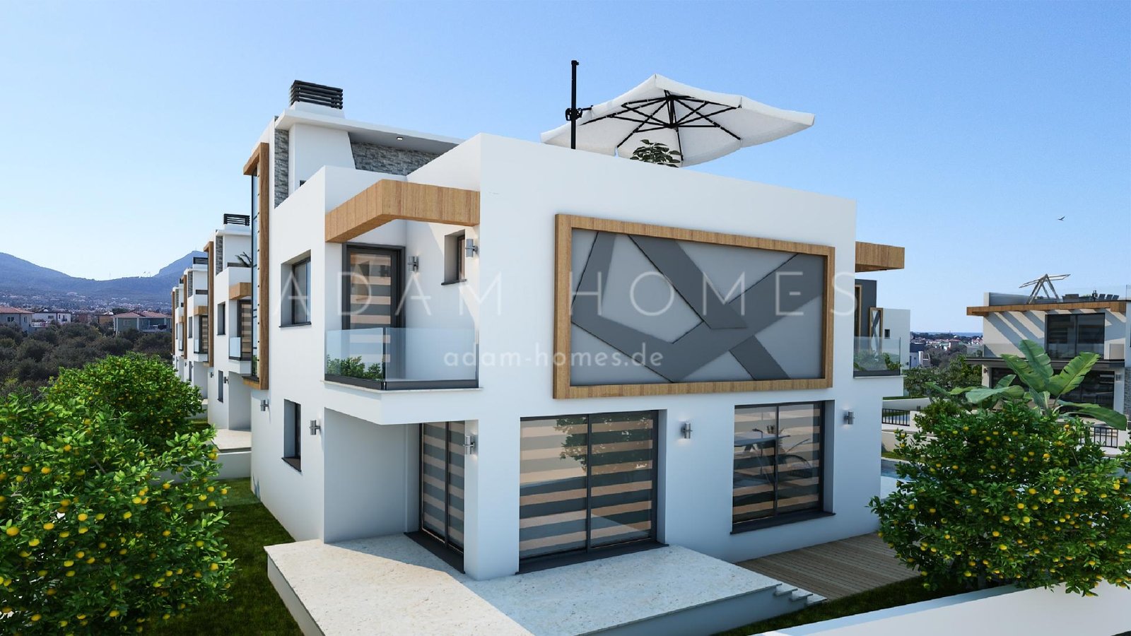 3+1 Villa in 5 minutes from the beach