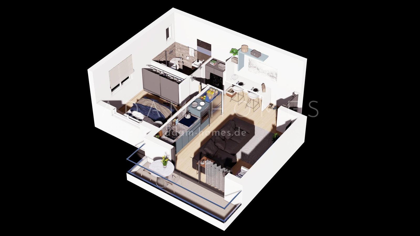 1 bedroom apartments in Iskele