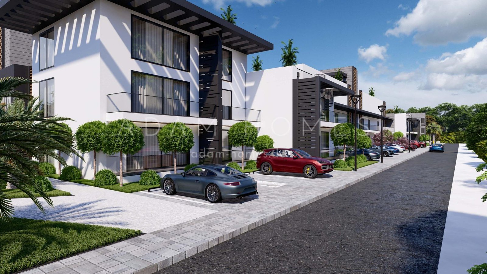 1 bedrooms duplex apartments in a profitable district of Iskele