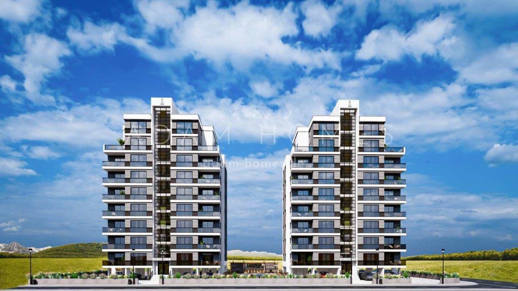 2 bedroom apartments will be located in a quiet area of ​​Yeni Boğaziçi