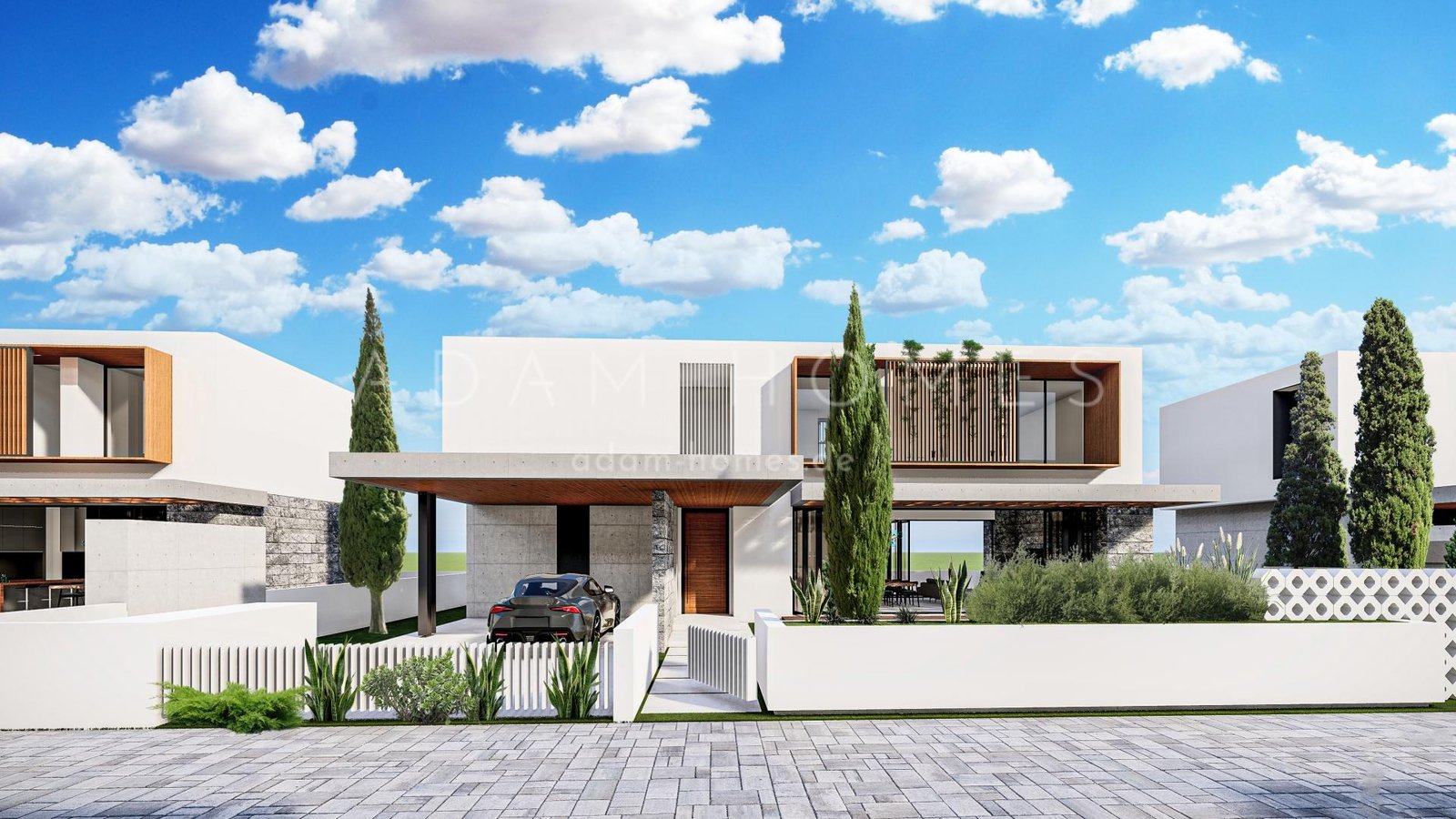 The complex of 4+1 villas will be built in the prestigious area of ​​Ozankoy